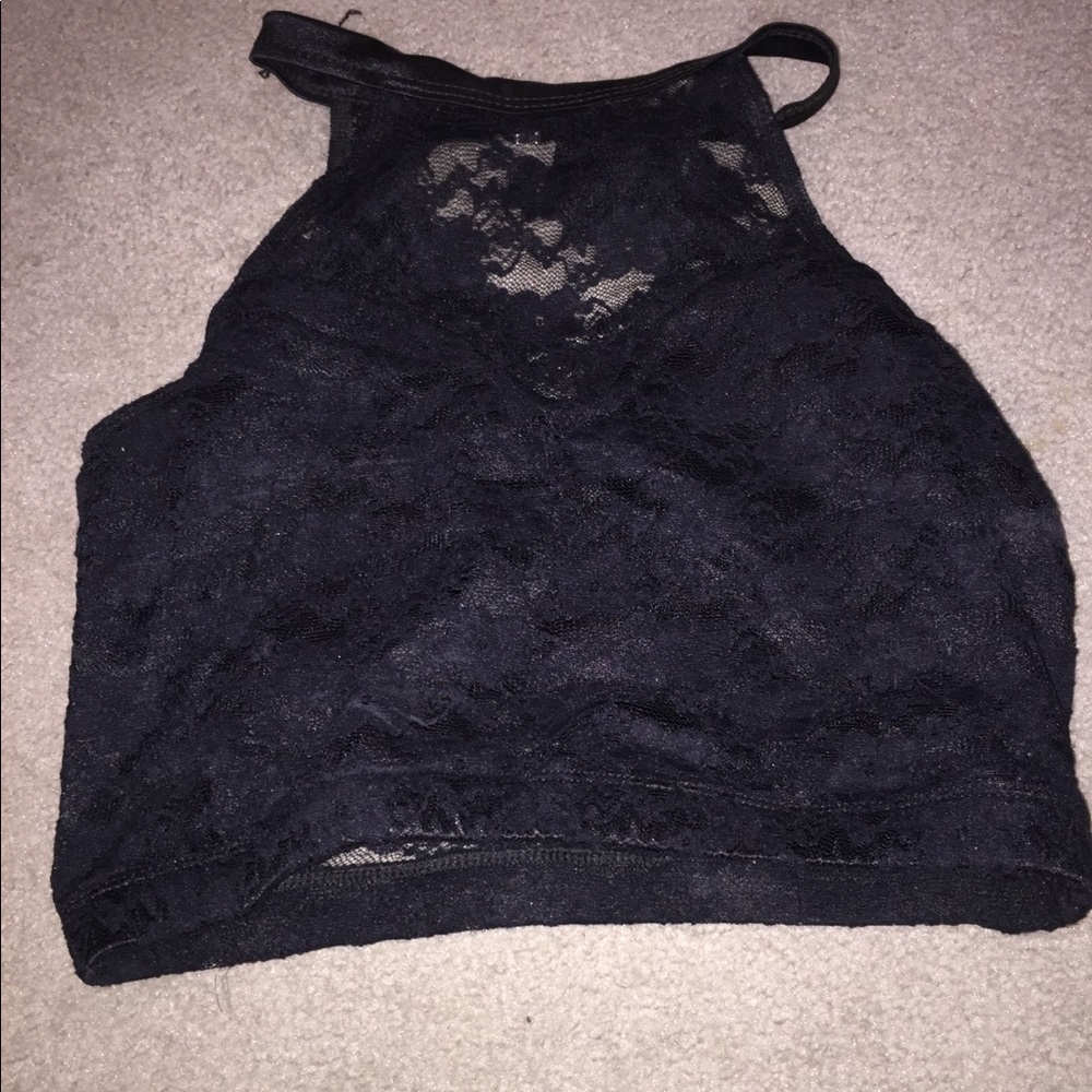 Lace crop top